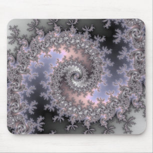 Ice Swirl - Fractal Mousepad Muismat