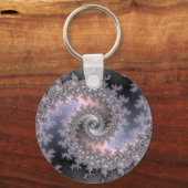 Ice Swirl - Fractal Sleutelhanger (Voorkant)