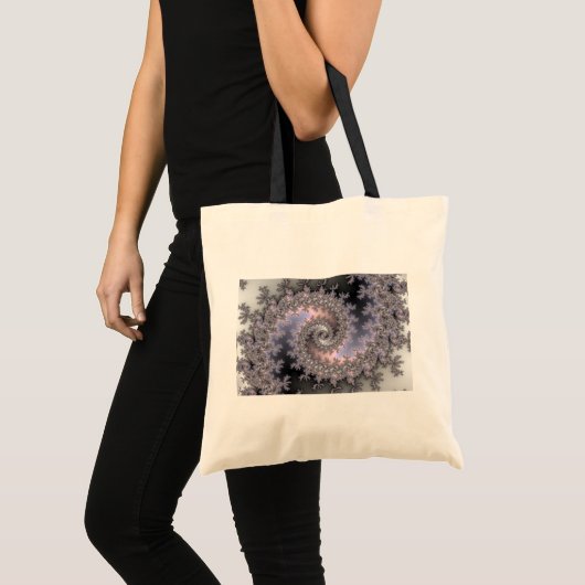 Ice Swirl - Fractal Tote Bag (Voorkant (product))