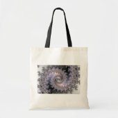 Ice Swirl - Fractal Tote Bag (Voorkant)