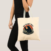 Ice to Meet You Polar Beer Kerstcadeau Tote Bag (Voorkant (product))