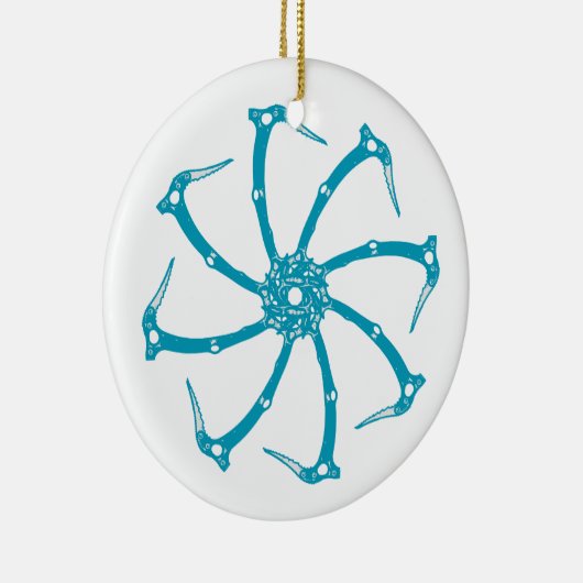 Ice Tool-spindle Keramisch Ornament (Rechts)