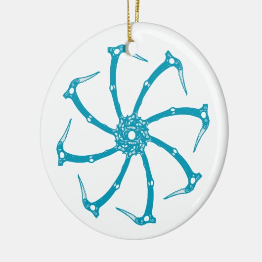 Ice Tool-spindle Keramisch Ornament (Links)