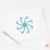 Ice Tool-spindle Ovale Sticker (Envelop)