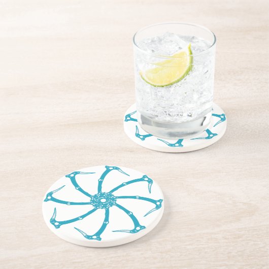 Ice Tool-spindle Zandsteen Onderzetter (Zijkant)