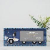 Ice Trucker Invitation Kaart (Staand voorkant)