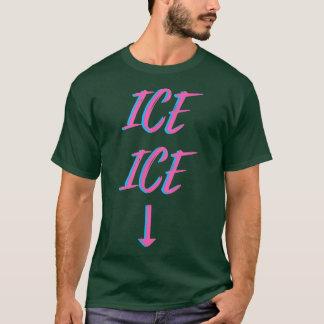 Ice Twice Baby Zwangerschap Aankondiging T-shirt