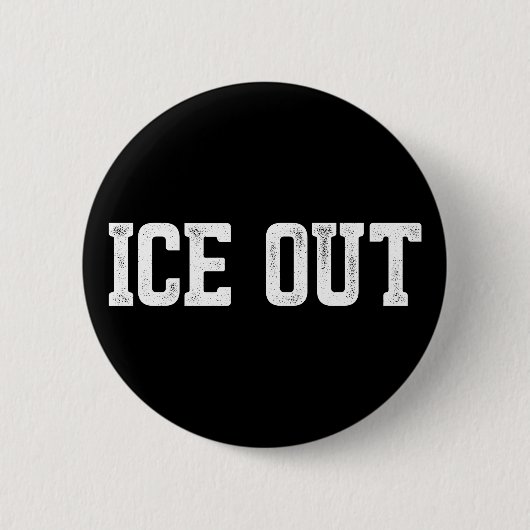 ICE Uit Immigratiehervorming anti-ICE Ronde Button 5,7 Cm (Voorkant)