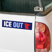 ICE Uit Minnesota anti-ICE protest Bumpersticker (Op Truck)