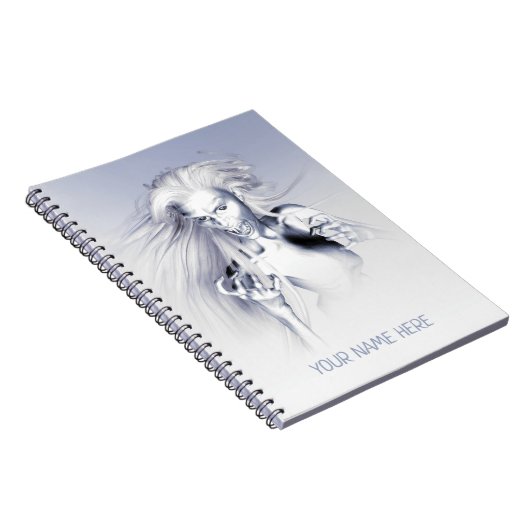 Ice vampire. Personalized Notitieboek (Rechterzijde)