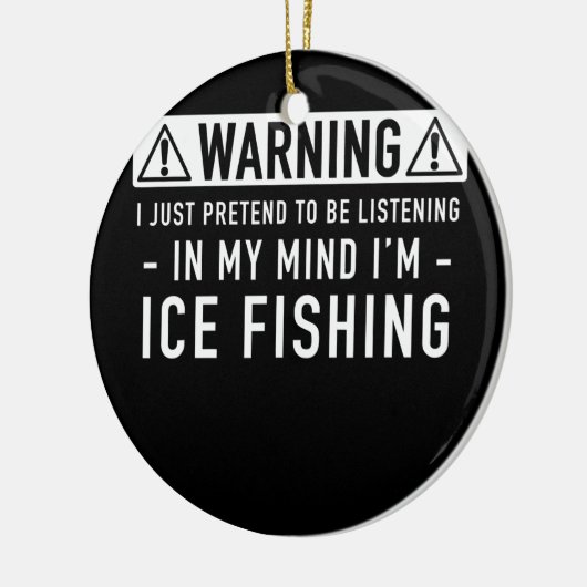 Ice-viscadeau Keramisch Ornament (Links)