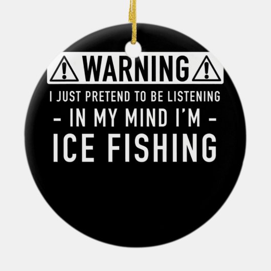 Ice-viscadeau Keramisch Ornament (Achterkant)