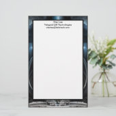 Ice Vision of the Imperial Uitzicht Digital Art Briefpapier (Staand voorkant)