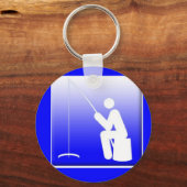 Ice Vissen Logo Sleutelhanger (Voorkant)