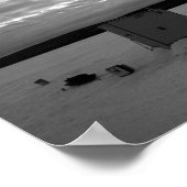 Ice Vissen Shanty, Boven-schiereiland Michigan Poster (Hoek)