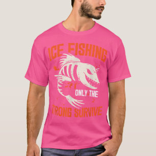 Ice Vist alleen de sterke overlevingsijsvis T-shirt