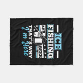 Ice Vist Beer Quote Fisherman Fleece Deken (Voorkant (Horizontaal))