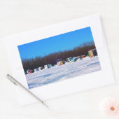 Ice Vist collectie Rechthoekige Sticker (Envelop)