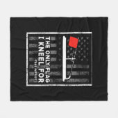 Ice Vist de enige vlag die ik ken Fleece Deken (Voorkant (Horizontaal))