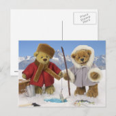 Ice Vist Dinky Beren Briefkaart (Voorkant / Achterkant)