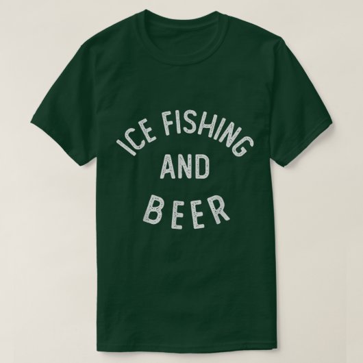 Ice Vist en Beer Funny Ice Vist T-shirt (Design voorkant)