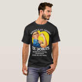 ICE VIST IMMIGRATIE DOUANE HANDHAVING DONUTS T-SHIRT (Voorkant volledig)