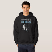 Ice Vist me omringd door Ice Holes Sarcastic Hoodie (Voorkant volledig)