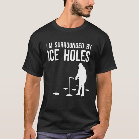 Ice Vist ontwerp-Im omringd door ijs T-shirt (Voorkant)