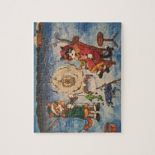 Ice Vist 's nachts Legpuzzel (Verticaal)