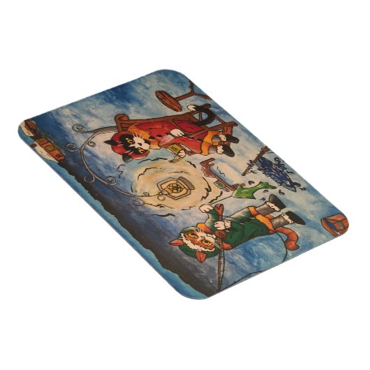 Ice Vist 's nachts Magneet (Rechterzijde)