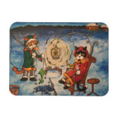 Ice Vist 's nachts Magneet (Horizontaal)