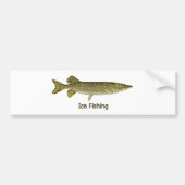 Ice Viste Northern Pike Logo Bumpersticker (Voorkant)