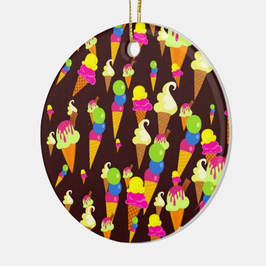 Ice Wallpaper Keramisch Ornament (Links)