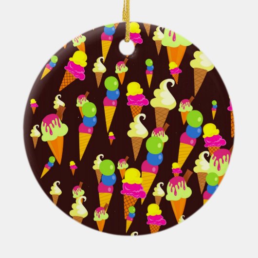 Ice Wallpaper Keramisch Ornament (Achterkant)