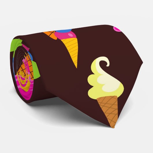 Ice Wallpaper Stropdas (Opgerold)