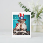 ICE Wants Your Guns Briefkaart (Staand voorkant)