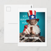 ICE Wants Your Guns Briefkaart (Voorkant / Achterkant)