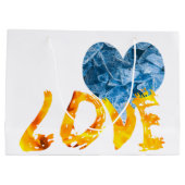 Ice - Warming Love Large Cadeautasje (Achterkant)