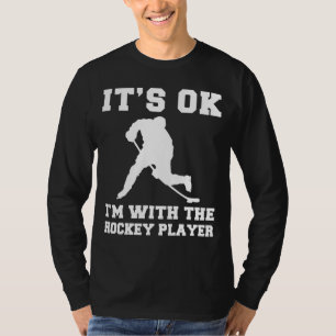 Ice Warrior: Het is OK, schaatsen met het hockeyte T-shirt