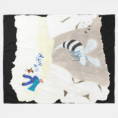 Ice Wasp Mountain Fleece Deken (Voorkant (Horizontaal))