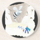 Ice Wasp Mountain Zandsteen Onderzetter (Voorkant)