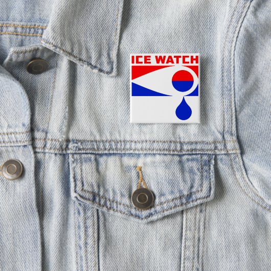 ICE WATCH knop Vierkante Button 5,1 Cm (In situ)
