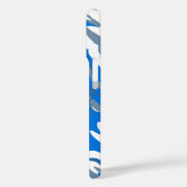 Ice Water Blue Camo Phone Case (Achterkant / Links)