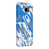 Ice Water Blue Camo Phone Case (Back/Rechts)