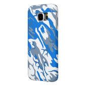 Ice Water Blue Camo Phone Case (Achterkant Links)