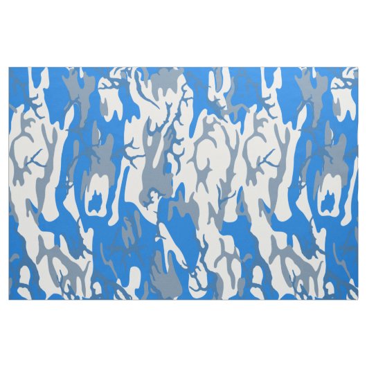 Ice Water Blue Camo Stof (Fat Quarter)