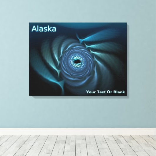 Ice Whales - Alaska Canvas Afdruk (Insitu (Houten vloer))