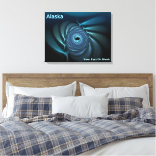 Ice Whales - Alaska Canvas Afdruk