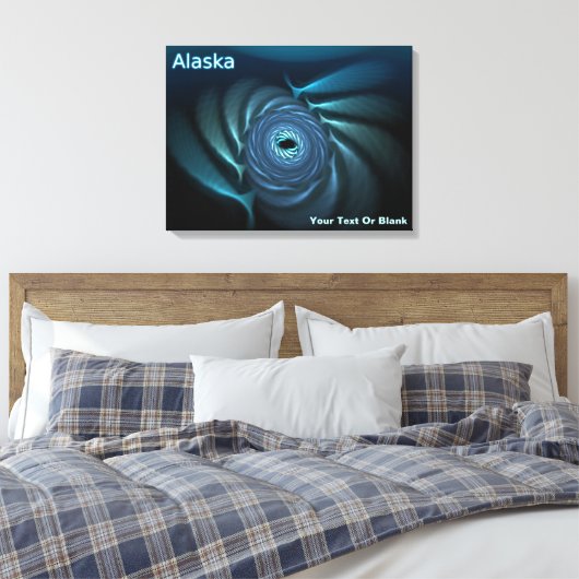 Ice Whales - Alaska Canvas Afdruk (Insitu (Slaapkamer))