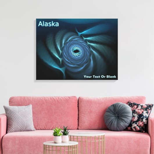 Ice Whales - Alaska Canvas Afdruk (Insitu (Woonkamer))